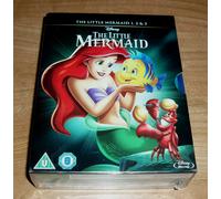 The Little Mermaid Collection 3 Disney Movies 3 Blu-Ray Spanish New Sealed A-B