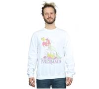 The Little Mermaid Faded Nostalgia Sweatshirt Disney White S