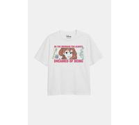 The Little Mermaid Girl's Little Mermaid Dreaming Girls T-Shirt White | Size: 7-8 Years The Little Mermaid White 7-8 Years