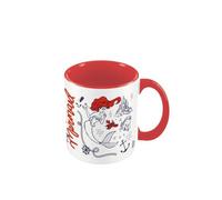 The Little Mermaid Inner Two Tone Mug White/red (One Size)