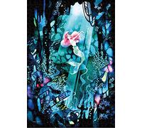 The Little Mermaid Jigsaw Puzzle, Sure to Be A Nice Place, Stained Art, 500 Pieces, 9.8 x 14.2 inches (25 x 36 cm)