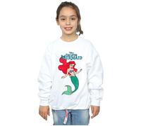The Little Mermaid Line Ariel Sweatshirt Disney White 9 Years