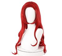 The Little Mermaid Wigs Body Wave Wavy Princess Ariel Cosplay Wig Heat Resistant Synthetic Hair Costume Wigs + Wig Cap