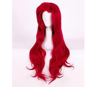 The Little Mermaid Wigs Body Wave Wavy Princess Ariel Cosplay Wig Heat Resistant Synthetic Hair Costume Wigs + Wig Cap Az-999