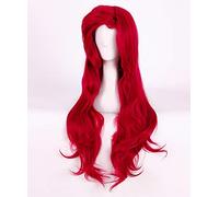 The Little Mermaid Wigs Body Wave Wavy Princess Ariel Cosplay Wig Heat Resistant Synthetic Hair Costume Wigs + Wig Cap AZ-999