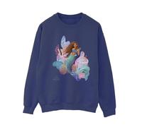 The Little Mermaid Women's Find Your Voice Movie Sweatshirt in Navy | Size: Large The Little Mermaid Navy L