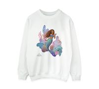 The Little Mermaid Women's Find Your Voice Movie Sweatshirt in White | Size: Large The Little Mermaid White L