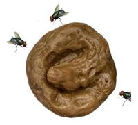 The Little Party Shop Sticky Soft Fake Dog Poo Turd Novelty Practical Joke Prank Fun
