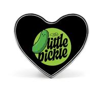 The Little Pickle Badge Pin Heart Shaped Brooch Collar Pin for Bag Jacket Clothes Accessories