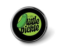 The Little Pickle Button Brooch Pins Round Badges Decoration with Graphic Hat Clothing Bag