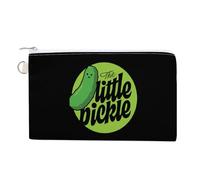 The Little Pickle Coin Purse Fashion Canvas Pouch Portable Wallet Makeup Bag for Men Women