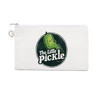 The Little Pickle Coin Purse Small Wallets with Zippered Key Ring Cute Wallet