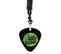 The Little Pickle Guitar Pick Pendant Necklace for Acoustic Electric Bass Players Guitar Accessories Guitarist Gifts