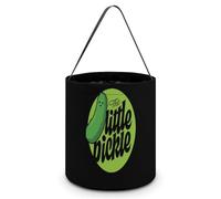 The Little Pickle Halloween Tricking Or Treating Bucket Bags Reusable Candy Basket Tote Pumpkin Party Favor Bag