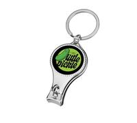 The Little Pickle Nail Clipper for Men Women Portable Metal Nail Cutter with Nail File