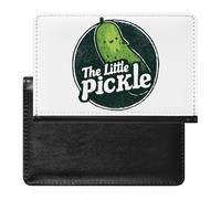 The Little Pickle Passport Holder Cover Wallet with ID Card Slot Slim Travel RFID Blocking Case Protector Essentials for Women Men