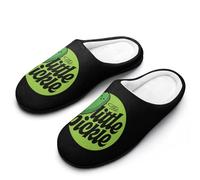 The Little Pickle Slippers Women Winter Warm Cotton Hotel Slippers Anti-Slip Indoor Slip-Ons House Shoes 11-12（42-43）