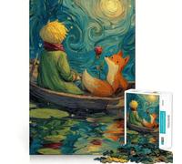 The Little Prince And The Fox 1000 Piece Jigsaw Puzzles for Adults Brain Tease Toy Relax Time Perfect Cut Memorable Gift (38x52cm)