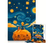 The Little Prince And The Fox Jigsaw Puzzle 1000 Piece for Adults Strong Logic Toy Anxiety Relief Clear Edge Festival Gift (38x52cm)