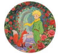 The Little Prince And The Rose Jigsaw Puzzles Puzzle for Adults Kids. 1000 Piece Children's Fun Picture Books Great Gifts Challenge Toy Educational Game Home Decoration for Educational Games Gifts 100