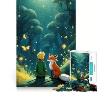 The Little Prince Fox 1000 Piece Jigsaw Puzzle for Teenagers Smart Game Relaxed Mind Pattern Assembly Santa Wish List (38x26cm)