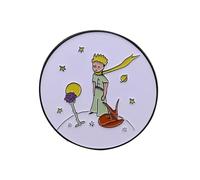 The Little Prince Fox Rose Moon Planet Le Petit 1.5" Lapel Enamel Pin