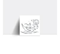 The Little Prince Grass Temporary Tattoo Sticker Arm Wrist Juice Plant Ink Waterproof Semi-Permanent And Lasting 2 Weeks Neck Men And Women