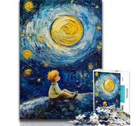 The Little Prince of The Night Sky 1000 Piece Jigsaw Puzzles for Adults & Teens,Challenging Game And Family Play for Is Ideal As A Gift for The Whole Family 38x26cm