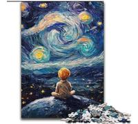The Little Prince of The Night Sky Jigsaw Puzzles for Adults Teenagers Jigsaws Puzzle, Relax Games Is Ideal As A Gift for The Whole Family (26x38cm)