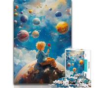 The Little Prince Planet Adult Jigsaw Puzzles 1000 Pieces,Staycation Kill Time Every Piece Is Unique - Challenging Family Fun Game 38x52cm
