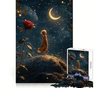 The Little Prince Under The Stars Jigsaw Puzzles 1000 Piece for Teenagers Improve Memory Relaxing Fun Sharp Edge Unique Gift (38x26cm)