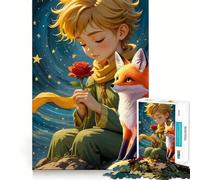 The Little Prince with Fox And Rose Puzzles for Adults 1000 Pieces Brain Challenge Toy Calm Mind Clear Cut Art Collection Piece (50x75cm)