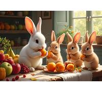 The Little Rabbits' Feast