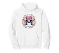 The Little Raccoon - Sarcastic Sunshine Colorful Design Pullover Hoodie