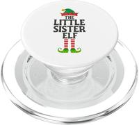 The Little Sister Elf, Funny Matching Family Group Christmas PopSockets PopGrip for MagSafe