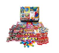 The Little Sweet Shop Classic Bubble Gum 1.2KG(approximately) Comic-themed Hamper Gift Box - Assortment of Classic British Retro Bubble Gum Sweets From Years Gone By.