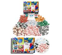 The Little Sweet Shop Classic Mint Sweets 1kg Comic-themed Hamper Gift Box - Assortment of iconic mint sweets perfect for celebrating Christmas, Birthday, Father/Mother's Day and more!