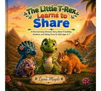 The Little T-Rex Learns to Share: A Heartwarming Dinosaur Picture Book About Friendship, Kindness, Sharing, Empathy, and Taking Turns for Kids Ages 3-7