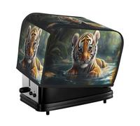 The Little Tiger In The Lake Toaster Cover 2 Slice Kitchen Small Appliance Covers With Pockets Dust And Fingerprint Protectio