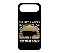 The Little Voices In My Head Keep Telling Me Get More Cows Case for iPhone Air