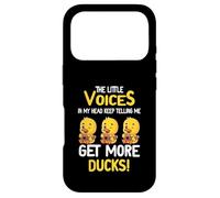 The Little Voices In My Head Keep Telling Me Get More Ducks Case for iPhone 17 Pro