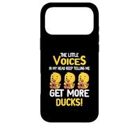 The Little Voices In My Head Keep Telling Me Get More Ducks Case for iPhone 17 Pro Max