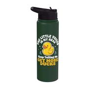 The Little Voices in My Head Keep Telling Me Get More Ducks Stainless Steel Insulated Water Bottle