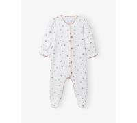 The Little White Company The Little White Company Bedtime Friends Wrap-Front Cotton Sleepsuit 0-24 Months White 12-18 Months