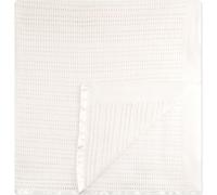 The Little White Company The Little White Company Cellular Cotton Cot Blanket Pink