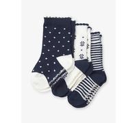 The Little White Company The Little White Company Daisy Set Of Three Cotton-Blend Socks 0 Months - 4 Years Multi 0-6 Months