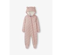 The Little White Company The Little White Company Star-Embroidered Quilted Shell Pram Suit 0-12 Months Dusty Pink 0-3 Months