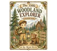 The Little Woodland Explorer: 20 Cozy Adventure Coloring Pages for Kids Ages 5-10