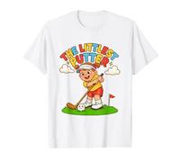 The Littlest Putter Funny Girl Kids Golfing Design Value Graphic T-Shirt