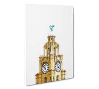 The Liver Building Liverpool Canvas Print | Gallery Wrapped 30mm Frame Wall Art | 30x20 inches | Ready to Hang | Modern Cityscape Picture | Living Room Bedroom Lounge Office